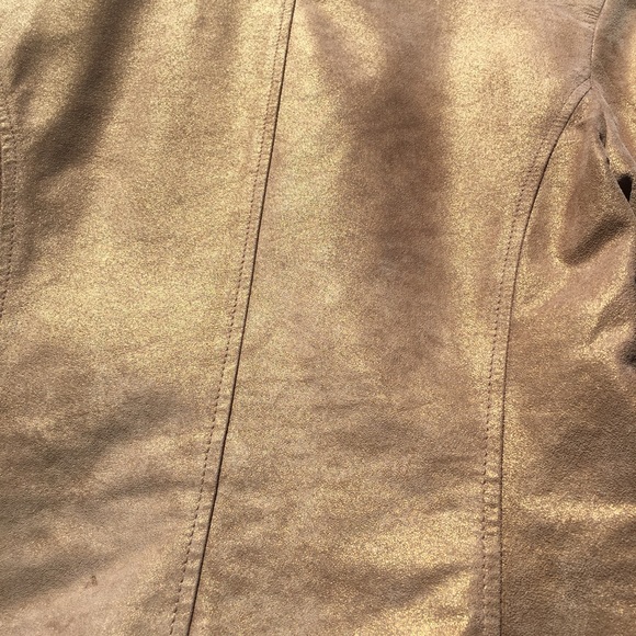Iridescent Gold Suede WaistJacket by Lulu&Veronica - Picture 6 of 6